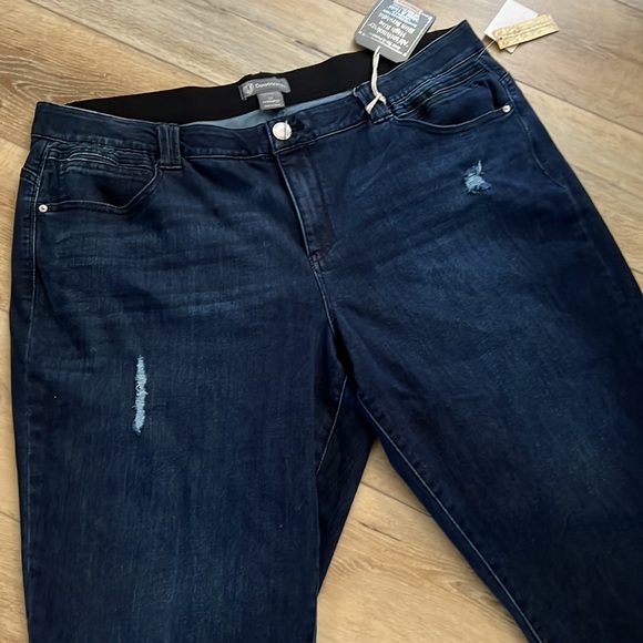 🛑 1 hour sale. NWT. Democracy, Anthropologie “ab solution” Indigo blue jeans - Picture 4 of 13